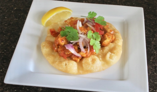 Chicken Chaat Puree